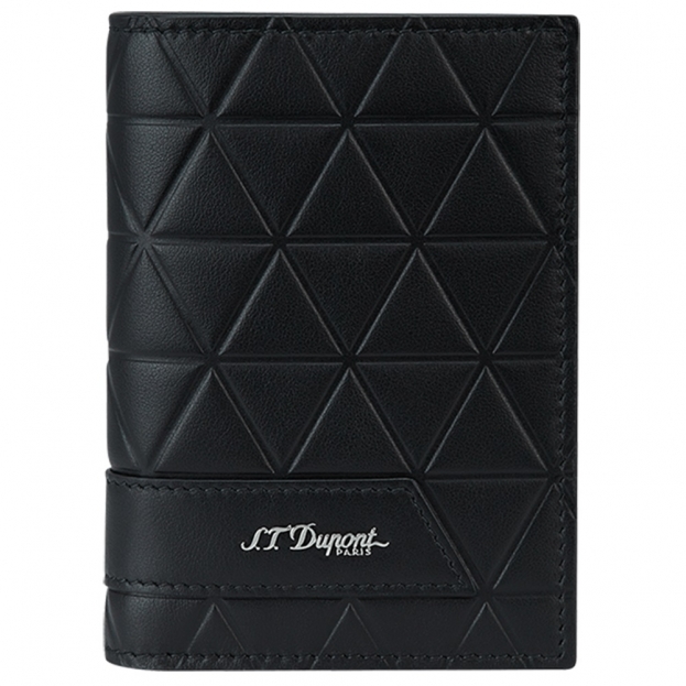 FIREHEAD BLACK VERTICAL WALLET WITH 4 CARD SLOTS