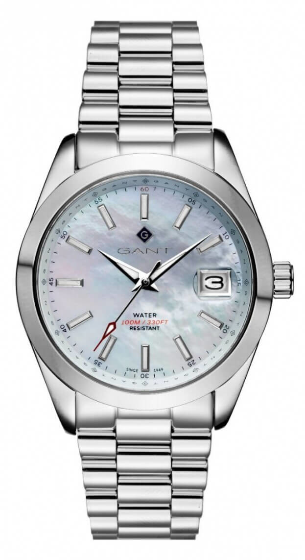 GANT Eastham 38mm Λευκό Φίλντισι Καντράν