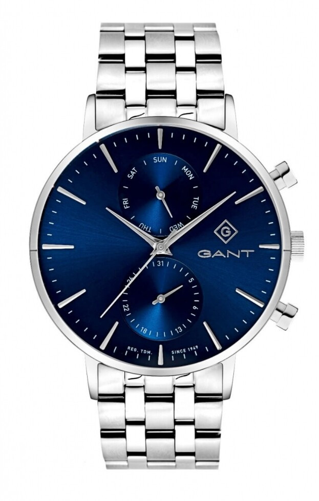 GANT Park Hill Day Date II Quartz 43.5mm Μπλε Καντράν