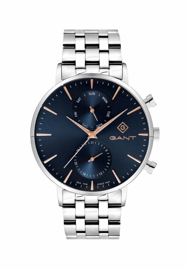GANT Park Hill Day Date II Quartz 43.5mm Μπλε Καντράν