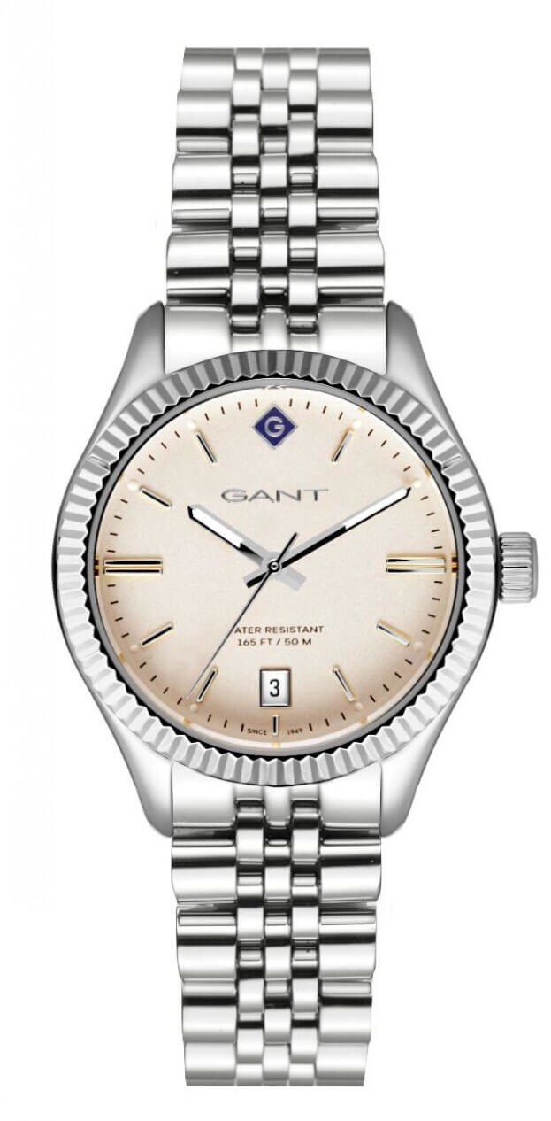 GANT Sussex 34mm Μπεζ Καντράν