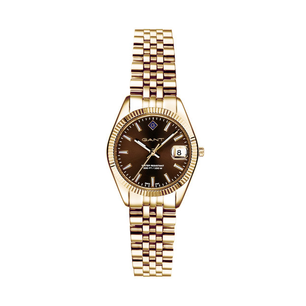 GANT Sussex Mini Mπαταρίας 28mm Kαφέ Καντράν