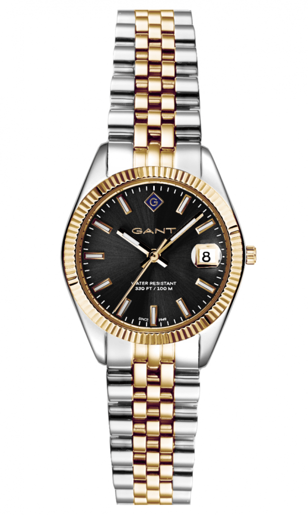 GANT Sussex Mini Two Tone Stainless Steel Γυναικείο 28mm μαύρο καντράν