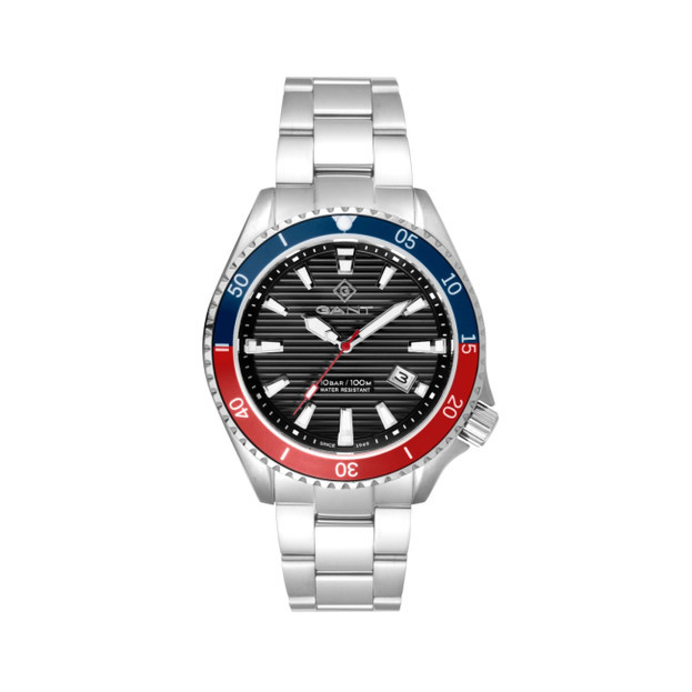 GANT Waterville Stainless Steel 45mm μαυρο καντραν