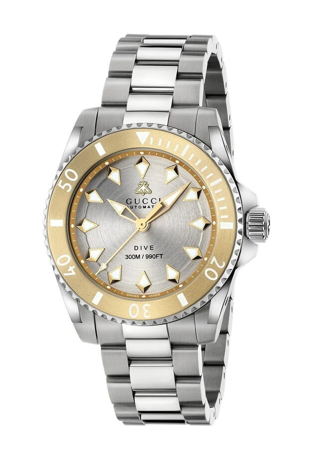 Gucci Dive Αυτόματο 40mm Ασημί Καντράν