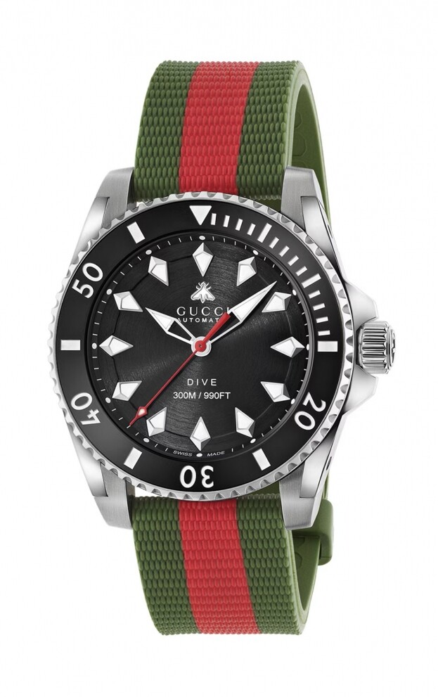 Gucci Dive Αυτόματο 40mm Μαύρο Καντράν