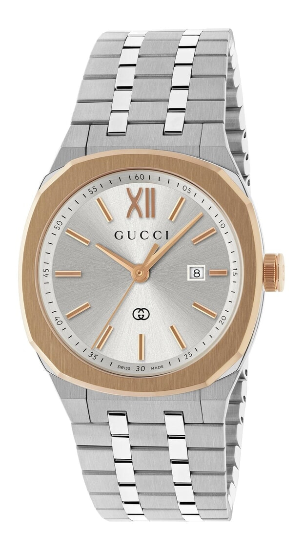 GUCCI Gucci 25H Μπαταρίας 30mm Ασημί Καντράν
