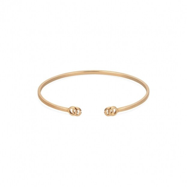 GUCCI GG Running cuff bracelet in 18kt pink gold