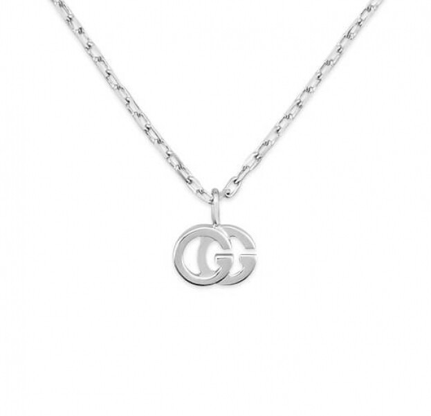 GUCCI GG Running necklace in 18kt white gold