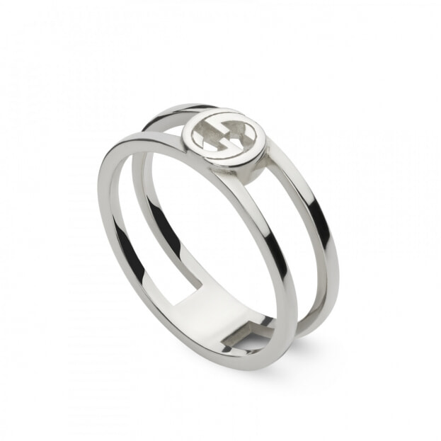 GUCCI INTERLOCKING G Δαχτυλίδι 925 Ασήμι