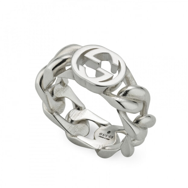 GUCCI INTERLOCKING G Δαχτυλίδι 925 Ασήμι
