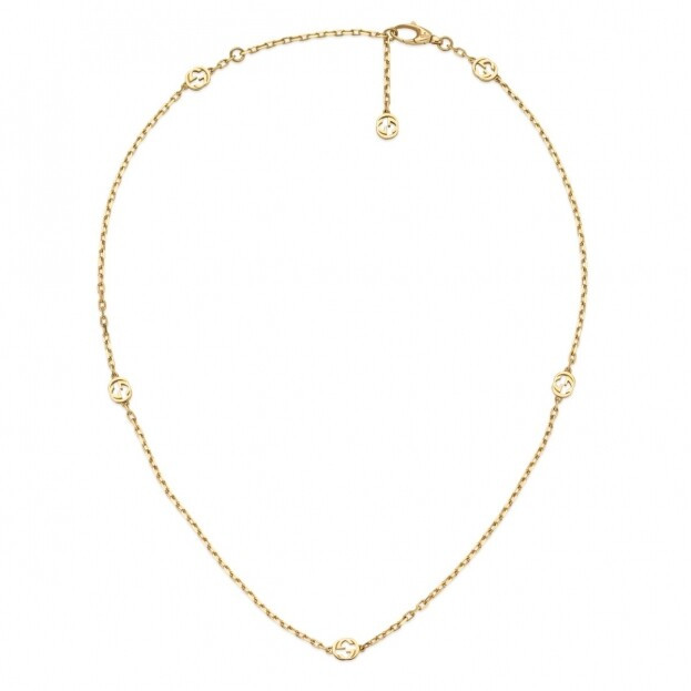 GUCCI INTERLOCKING G necklace in 18kt yellow gold