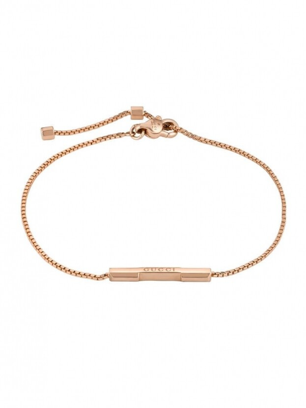 GUCCI Link to love bracelet in 18kt pink gold