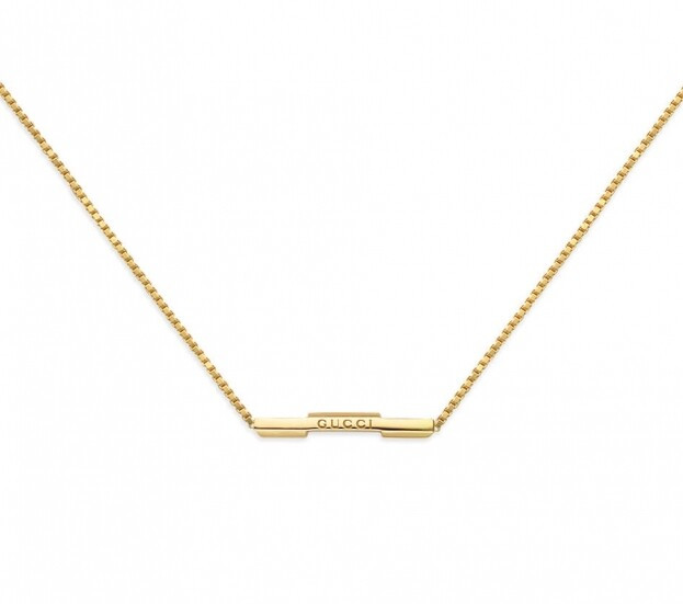 GUCCI LINK TO LOVE necklace in 18kt yellow gold