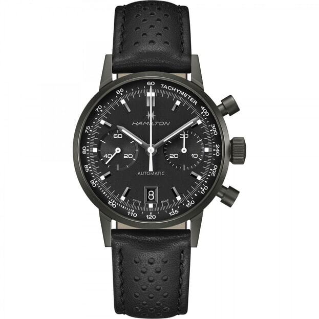 HAMILTON American Classic Intra-Matic Chrono Αυτόματο 40mm Μαύρο Καντράν