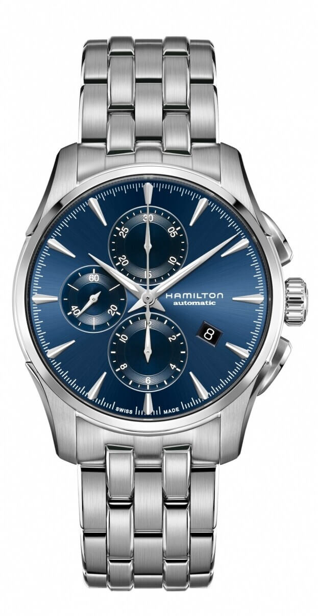 HAMILTON  Jazzmaster Auto Chrono 42mm blue Dial