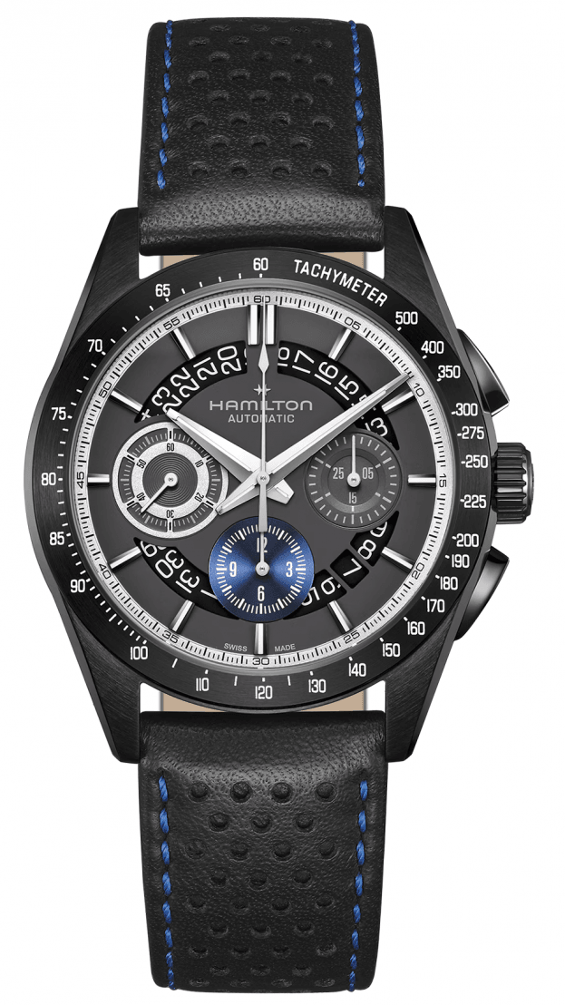 Hamilton Jazzmaster Performer Autochrono 42mm Ανθρακί Καντράν