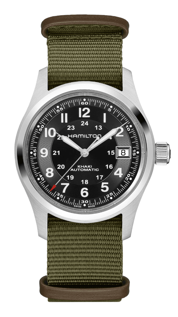 HAMILTON Khaki Field Auto Call of Duty Αυτόματο 38mm Μαύρο Καντράν