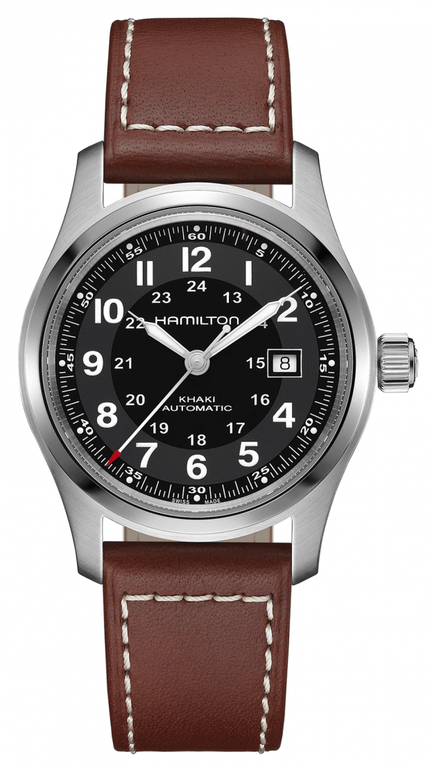 HAMILTON  Khaki Field Auto 42mm Μαύρο Καντράν (Avengers movie)