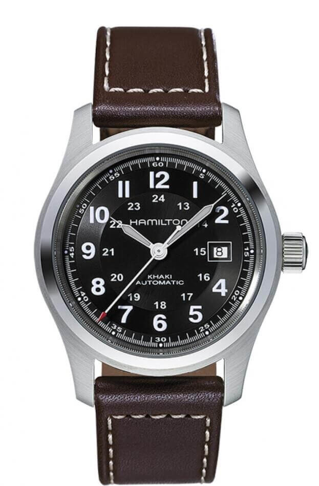 HAMILTON  Khaki Field Auto 42mm Μαύρο Καντράν (Avengers movie)