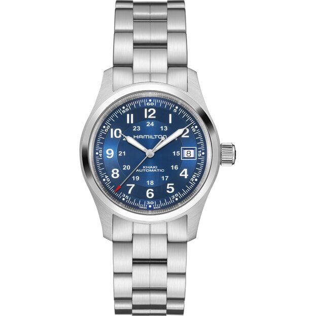 Hamilton Khaki Field Αυτόματο 38mm Μπλε Καντράν