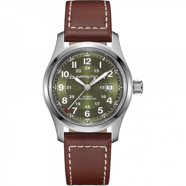 Hamilton Khaki Field Αυτόματο 42mm Πράσινο Καντράν