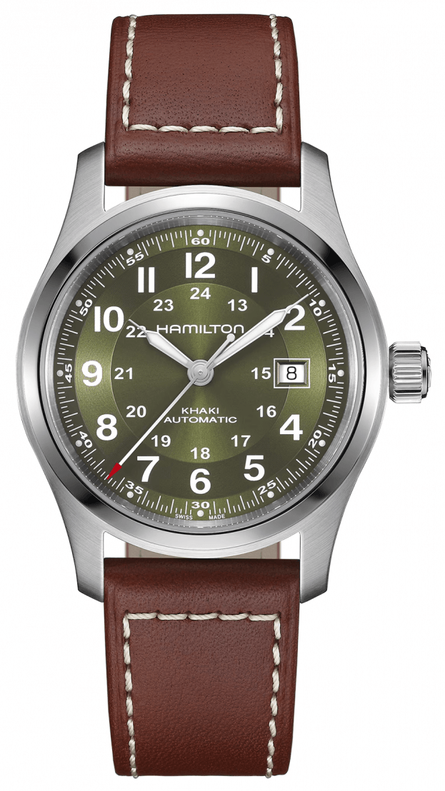 Hamilton Khaki Field Αυτόματο 42mm Πράσινο Καντράν