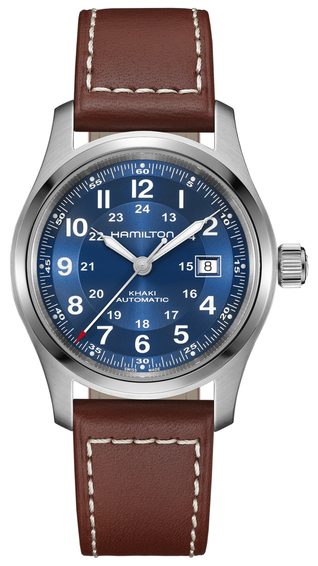 Hamilton Khaki Field Αυτόματο 42mm Μπλε Καντράν