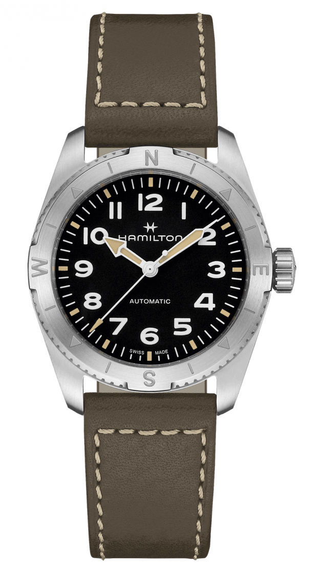 Hamilton Khaki Field Expedition Auto 37mm μαυρο καντραν