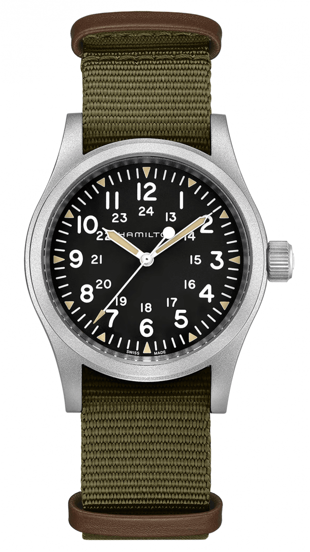 HAMILTON KHAKI FIELD MECHANICAL 38MM black dial (Sonic the Hedgehog)
