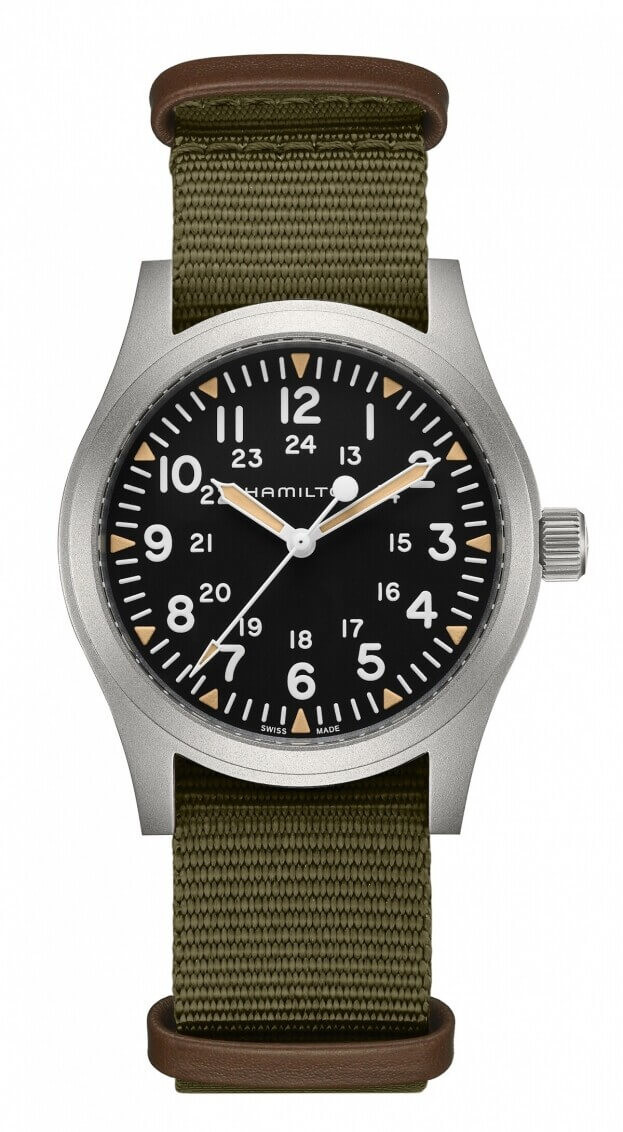 HAMILTON KHAKI FIELD MECHANICAL 42mm Black Dial