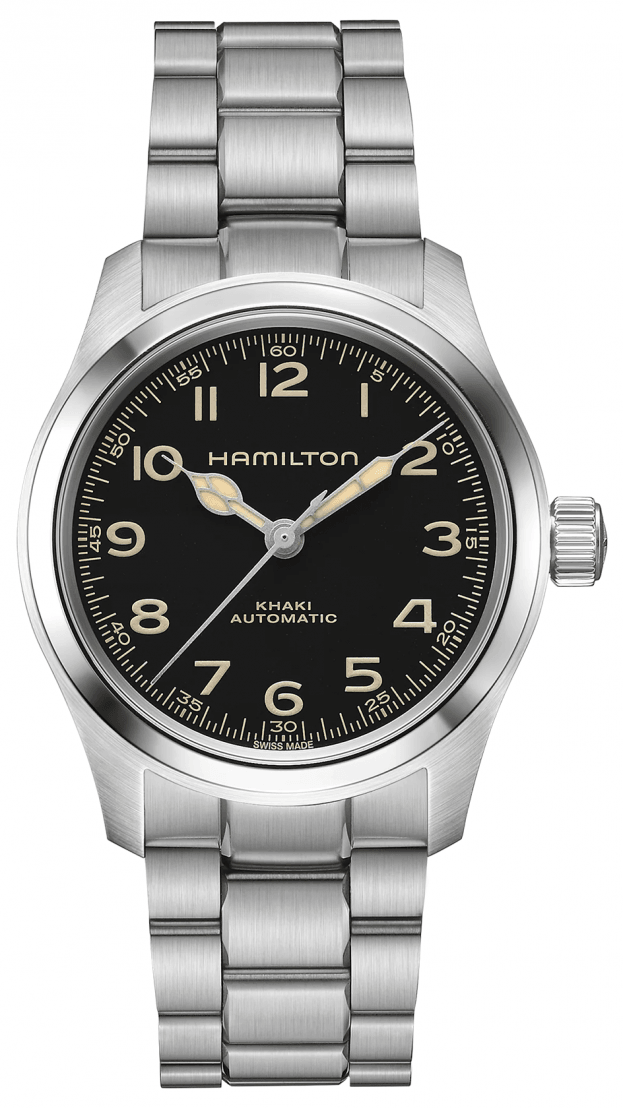 HAMILTON Khaki Field MURPH Αυτόματο 38mm Μαύρο Καντράν