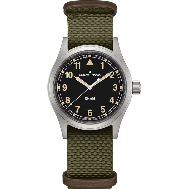 Hamilton Khaki Field QUARTZ 38mm black dial