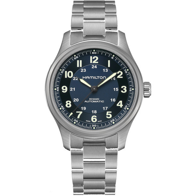 Hamilton Khaki Field Titanium Auto 42mm blue dial