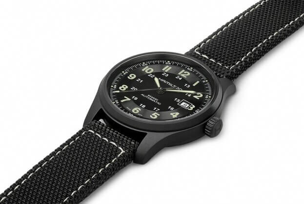 hamilton khaki automatic black
