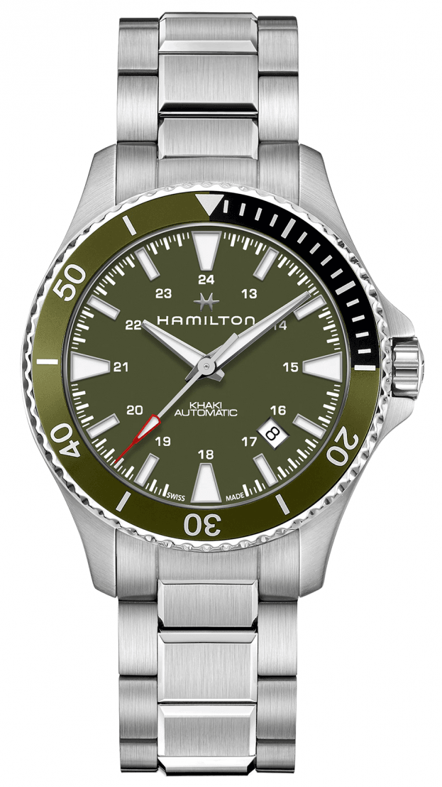 HAMILTON Khaki Navy Scuba Automatic 40mm Green Dial