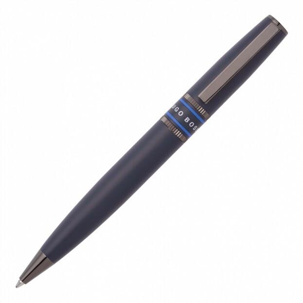 HUGO BOSS Ballpoint pen Illusion Gear Blue Στυλό