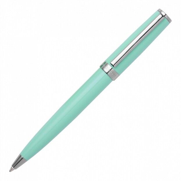 HUGO BOSS Ballpoint pen Gear Icon Light Green Στυλό