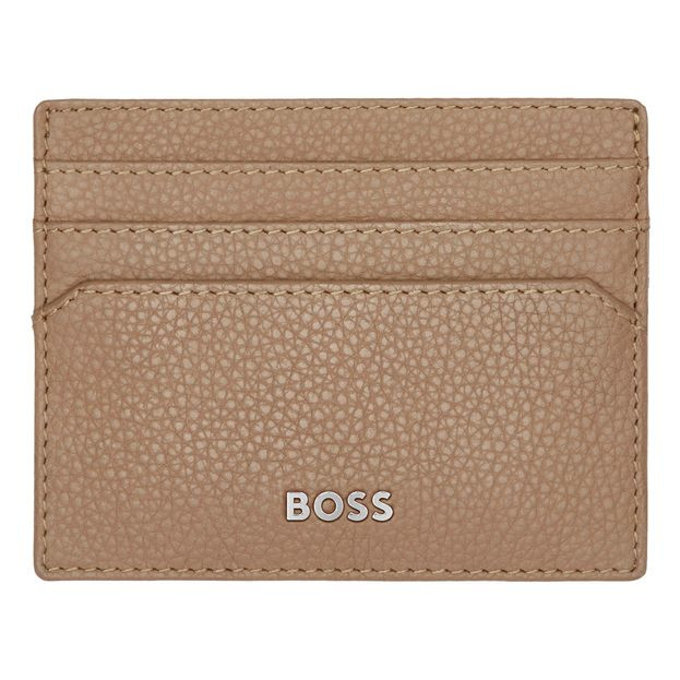 HUGO BOSS Kαρτοθήκη Grained Καμηλό