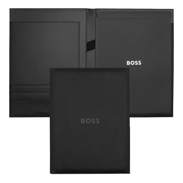 HUGO BOSS Folder A4 Formation Line Black