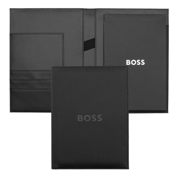 HUGO BOSS Folder A5 Formation Line Black