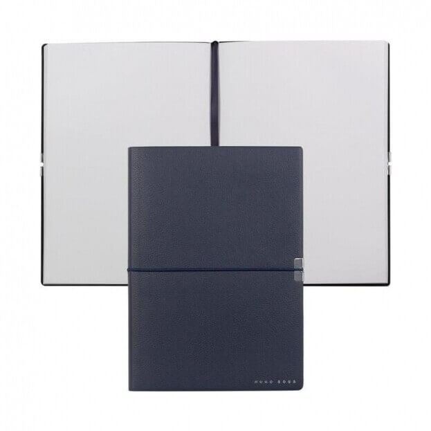 HUGO BOSS ELEGANCE STORYLINE BLUE PLAIN notepad