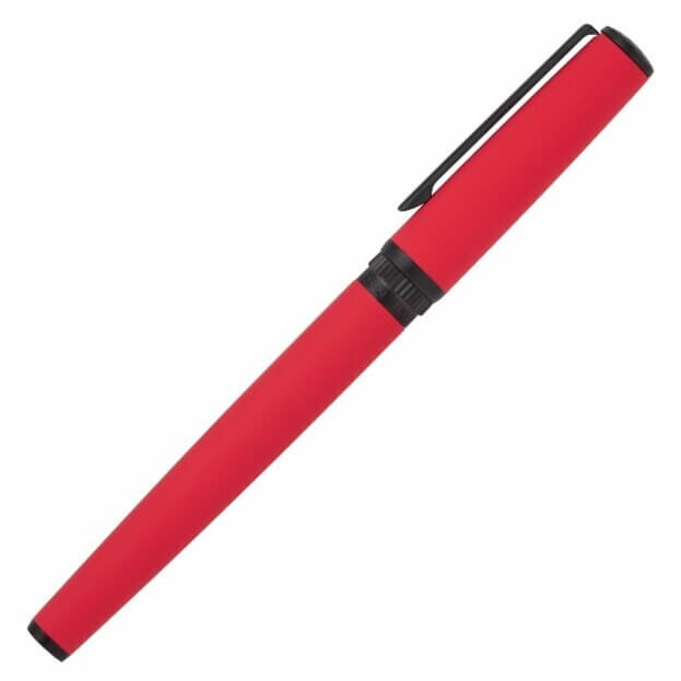 HUGO BOSS Gear Matrix Fountain Pen Red