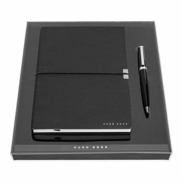 HUGO BOSS Set Hugo Boss Notepad Black & Pen