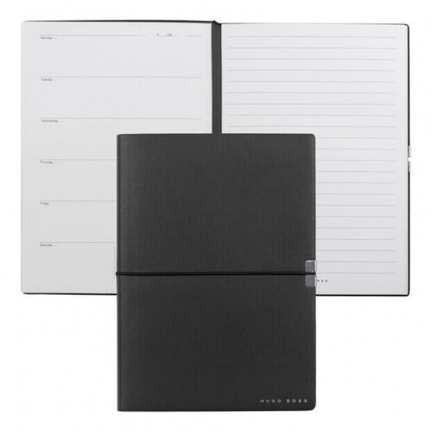 HUGO BOSS AGENDA A5 ΕLEGANCE STORYLINE BLACK AGENDA