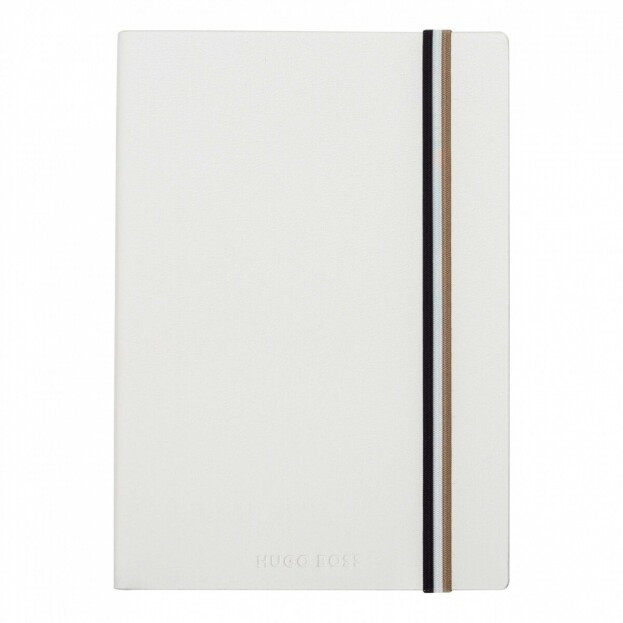 HUGO BOSS Σημειωματάριο Notebook A5 Iconic White Lined