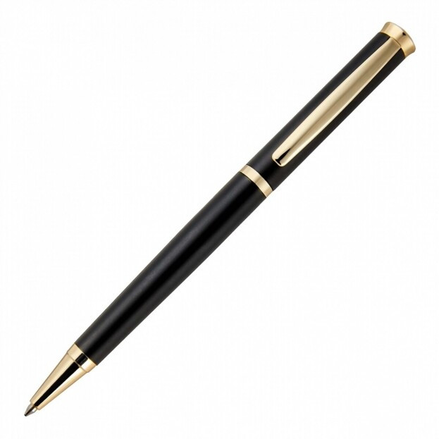 HUGO BOSS Triga Ballpoint pen Sophisticated Matte Black Στυλό
