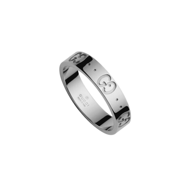 Icon thin band δαχτυλίδι 18k λευκός ΧΡΥΣΟΣ