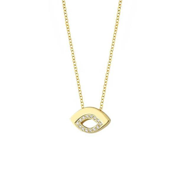 Inglessis Collection 1890® GOLD NECKLACE 14K with diamonds