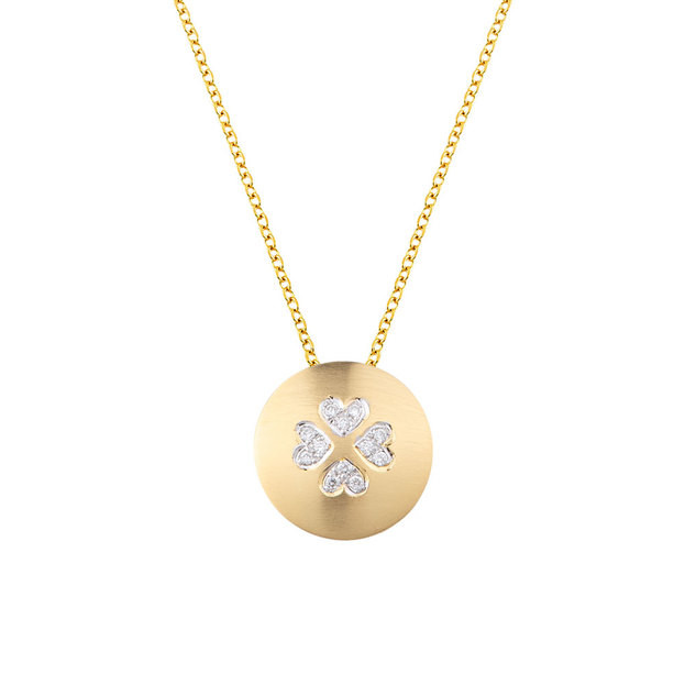 Inglessis Collection 1890® GOLD NECKLACE 14K with diamonds